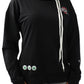 2406 - Ohio State Buckeyes Women's Mock Neck LUXE Pullover/Black