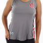 2407 - Ohio State University Womens Open Back Tank - Grey