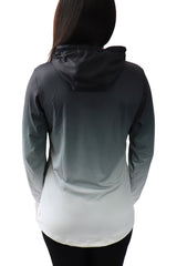 Ohio State Athletic Block O Hoodie/Black, Grey, White Ombre