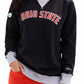 2000 - Ohio State Patchwork Ladies Raglan Mid weight Crew Neck/Black