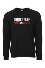 The Ohio State "Proud Parent UNISEX Crewneck Sweatshirt/Black