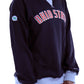 Ohio State Patchwork UNISEX Ragland Mid weight Crew Neck/Black