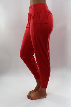 1205 - OSU Cargo Jogger - Red - FINAL SALE
