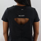 1310 -Ohio State Womens Open Back Short Sleeve Tee- Black