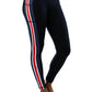 2102 - Ohio State Ohio State Buckeye Leaves Legging/Black Tonal
