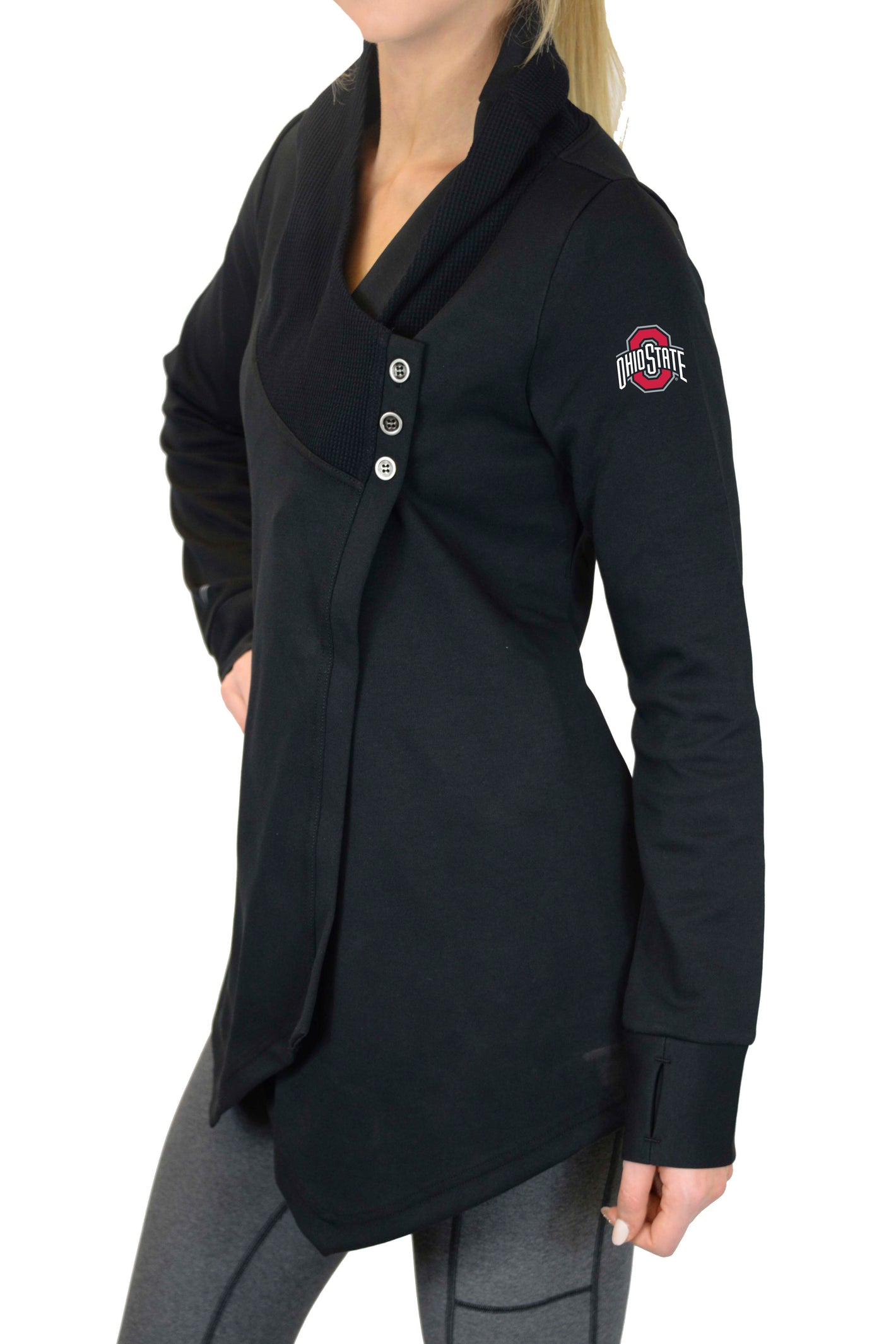 Ohio State Women's Athletic Block O Expansion Wrap/Black