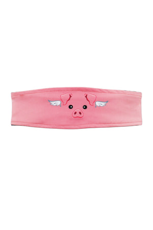 3113 - "When Pigs Fly" Reversible Headband - Pink & White Ombre