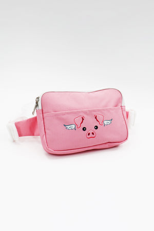 3110 - "When Pigs Fly" Fanny Pack - Pink