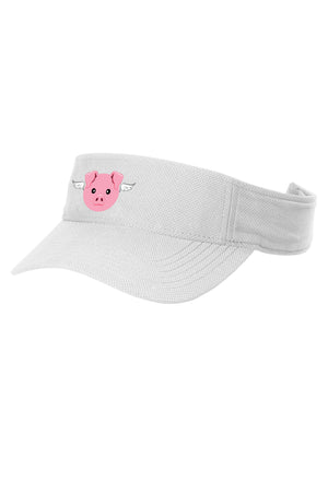 3110 - "When Pigs Fly" Visor - White