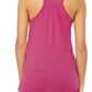 4107 - The Bend Bliss “Bend, Don’t Break” Gathered Back Tank - Pink