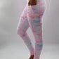 3204 - The Perfect Pocket Legging- Pink Watercolor Print