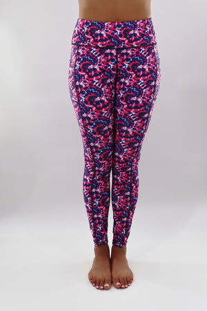3316 - The Bend Perfect Pocket Legging - Tie Dye Print - FINAL SALE
