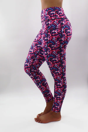 3316 - The Bend Perfect Pocket Legging - Tie Dye Print - FINAL SALE