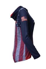 WOMEN'S Official RunTheBluegrass 2023 Lightweight Hoodie/ Navy Ombre