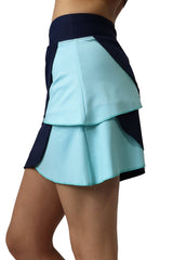 7006 -RunTheBluegrass Performance Skort/Navy