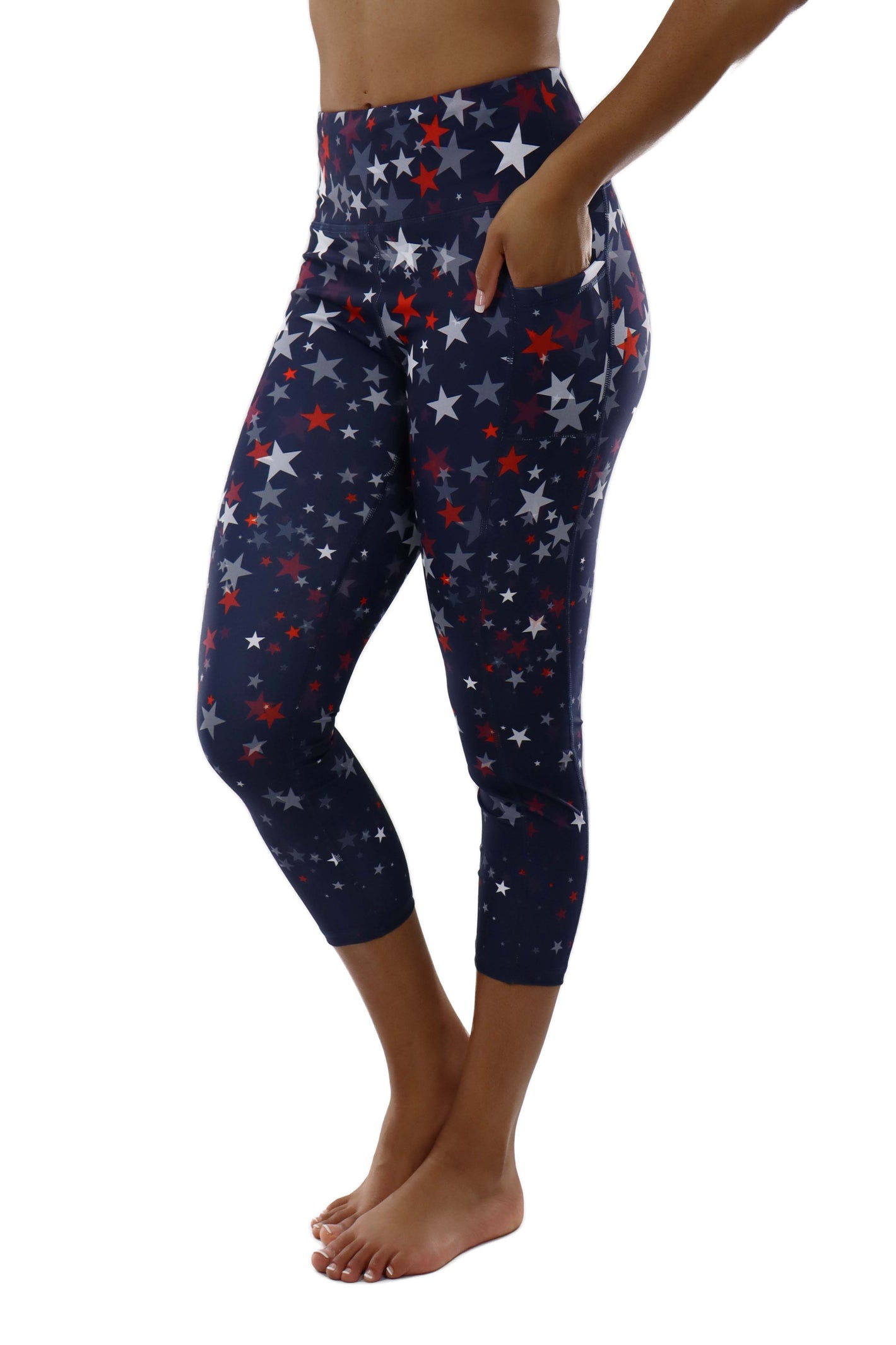 5202 - The "Red, White & Boom" Perfect Pocket Capri