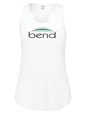 4201 - Bend Sparkle Logo Tank Top/ White