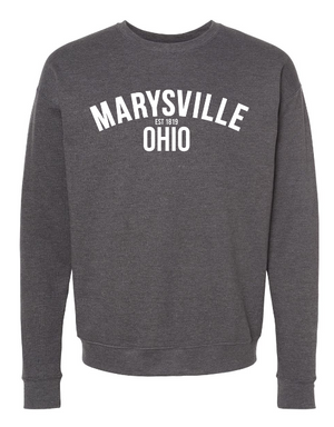 5121 - Marysville Love Unisex Crewneck Sweatshirt/Charcoal