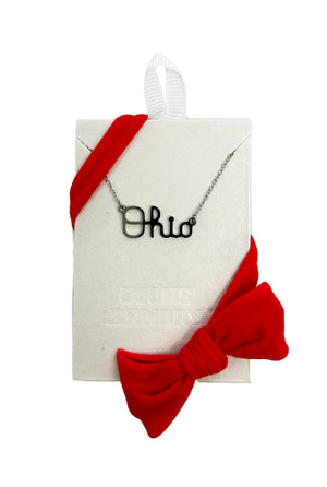 5420 - Script Ohio Necklace