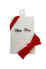 5420 - Ohio State Script Ohio Stud Earrings/Silver
