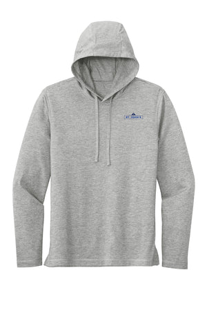 5113 -St John's Lutheran School UNISEX Lightweight Hoodie/ Heather Grey