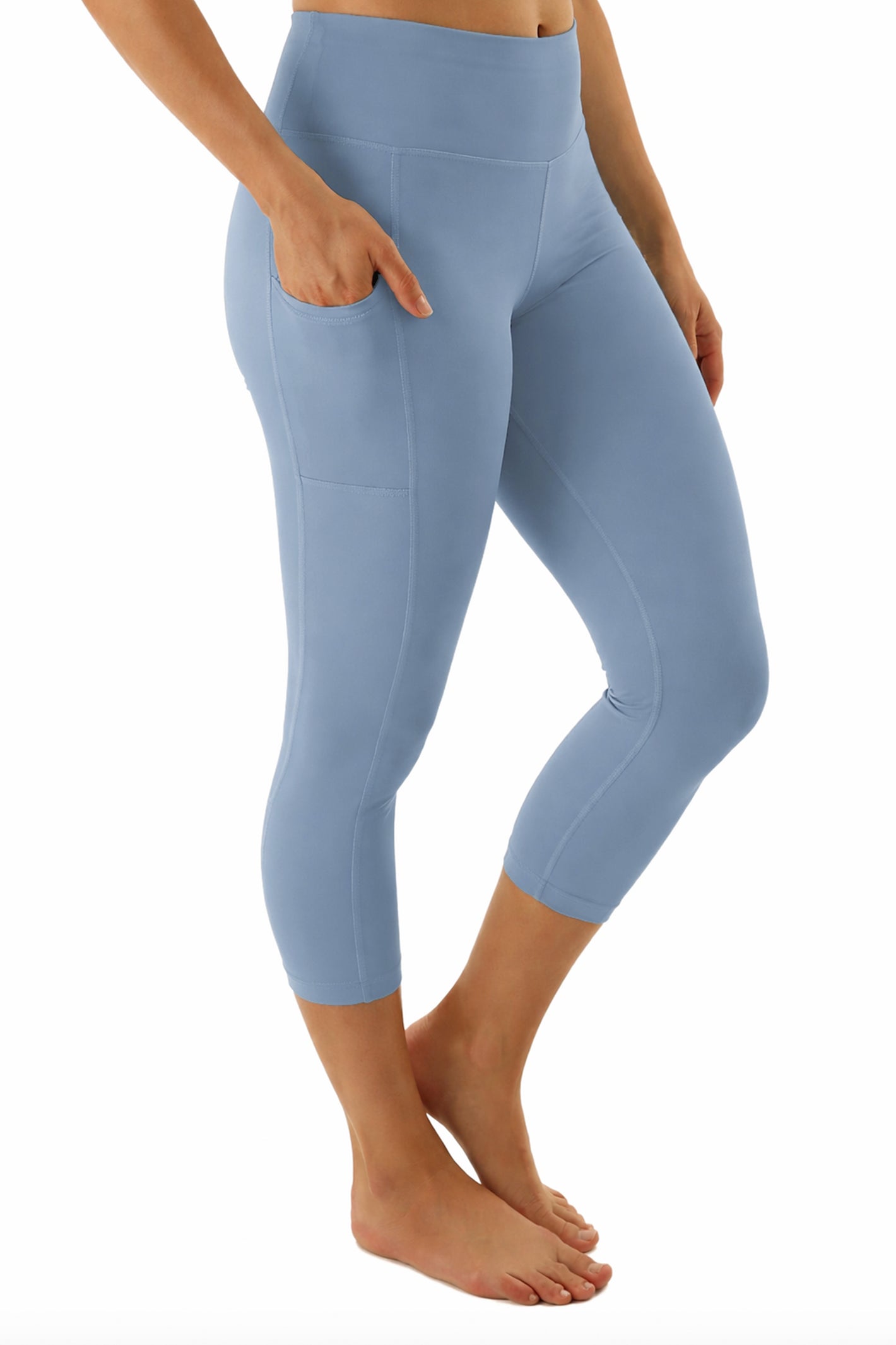4215 - The Perfect Pocket Capri - Steel Blue