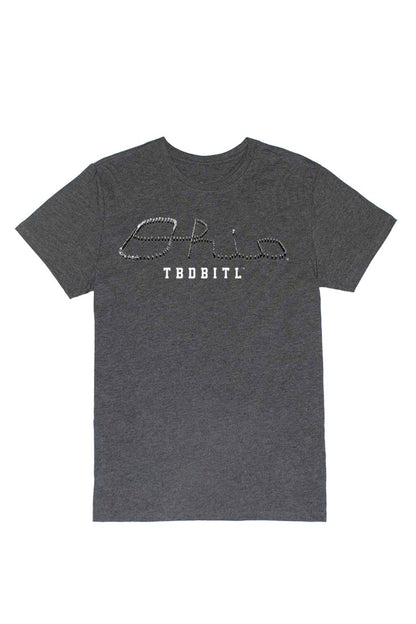 Ohio State "Script Ohio by TBDBITL" Unisex Tee/Charcoal - PRESALE