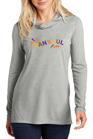 5321 - The Bend "Thankful" Unisex Lightweight Hoodie - Teal