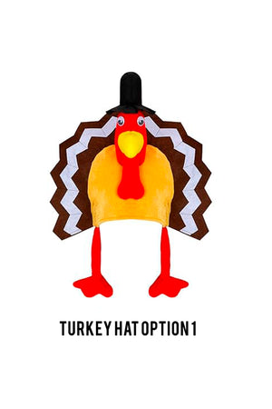 “Turkey Trotter” Turkey Hat ( 2 options)
