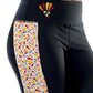 5214 - The Bend Perfect Pocket "Silly Turkey Face" Legging