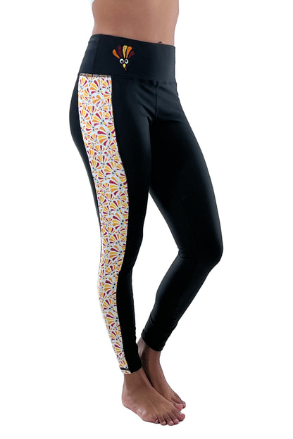 5214 - The Bend Perfect Pocket "Silly Turkey Face" Legging