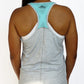 5009 -Unbreakable Meshback Racer Tank/ Heather Grey