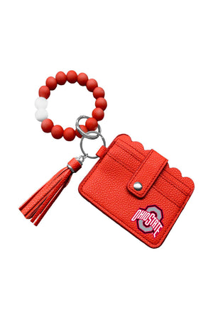 1106 - Ohio State Buckeyes Bracelet Wristlet Wallet