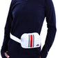 2108 - Ohio State Helmet Stripe Small Square Fanny Pack - White