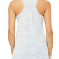 4108 - The Bend Bliss “Flexible, Strong, Resilient” Gathered Back Tank - White