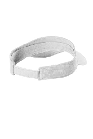 3014 - Pittsburgh Bridge Running Visor - White- FINAL SALE