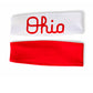 1206 - Reversible Script Ohio Headband  (2 Options)