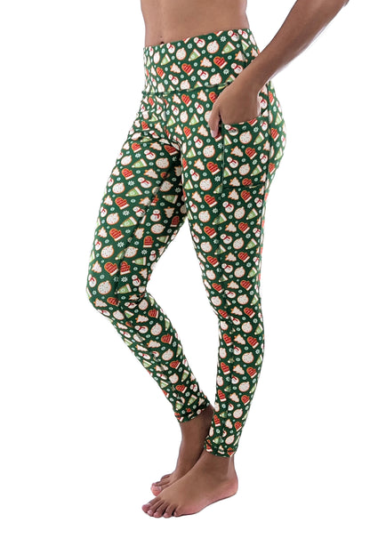 5219 - The Bend Perfect Pocket "Christmas Cookies" Legging