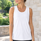 4000- Veronica Tank/White