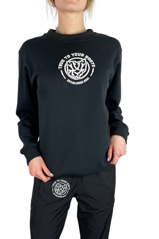 HC - Ohio Roots Crewneck Unisex Sweatshirt/ Black -FINAL SALE