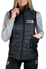 3004 - The  "On Our Sleeves" Performance Vest/Black