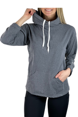 4106 - Snorkel Neck Hoodie/ Heather Grey