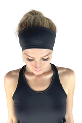 944 - 1ZZ0 Soccer Reversible Headband/ Black