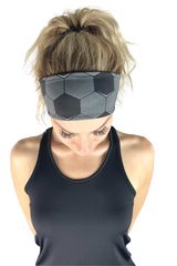944 - 1ZZ0 Soccer Reversible Headband/ Black