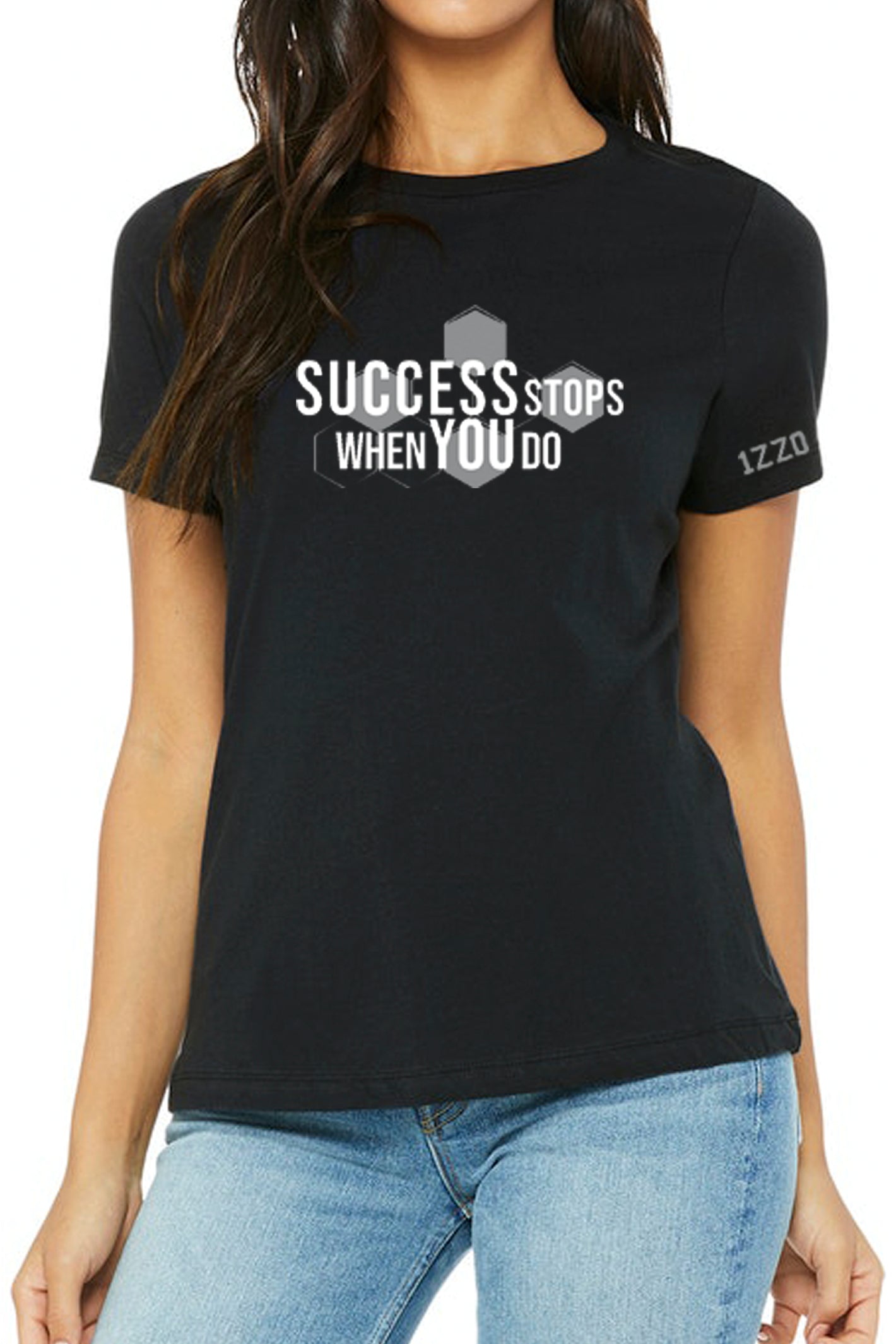 945 - "Success Stops When You Do" ADULT Unisex Short Sleeve Tee (2 Colors Available)