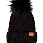 5413 - Winter Pom Luxe Hat (Various Colors)