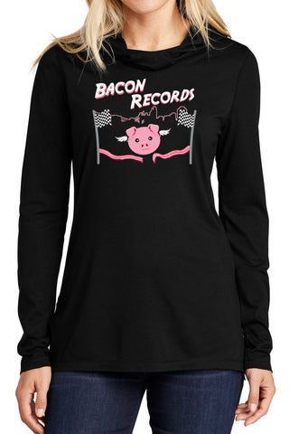 7200 - Bacon Records Unisex Hoodie/Black