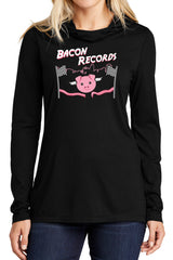 7200 - Bacon Records Unisex Hoodie/Black - FINAL SALE