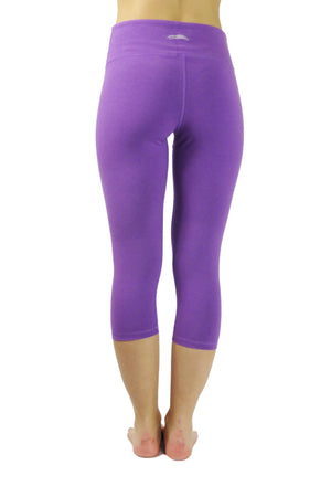 5405 - Bamboo Cropped Pant/Purple- FINAL SALE