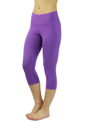 5405 - Bamboo Cropped Pant/Purple- FINAL SALE